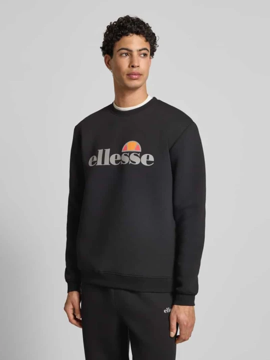 Zdjęcie produktu Bluza z nadrukiem z logo model ‘CORVARO’ Ellesse Czarny