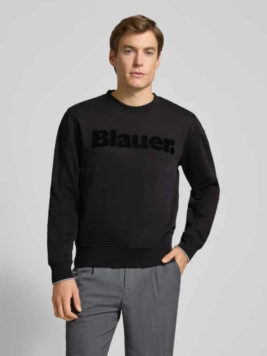 Zdjęcie produktu Bluza z nadrukiem z logo model ‘Crosby’ Blauer Usa Czarny