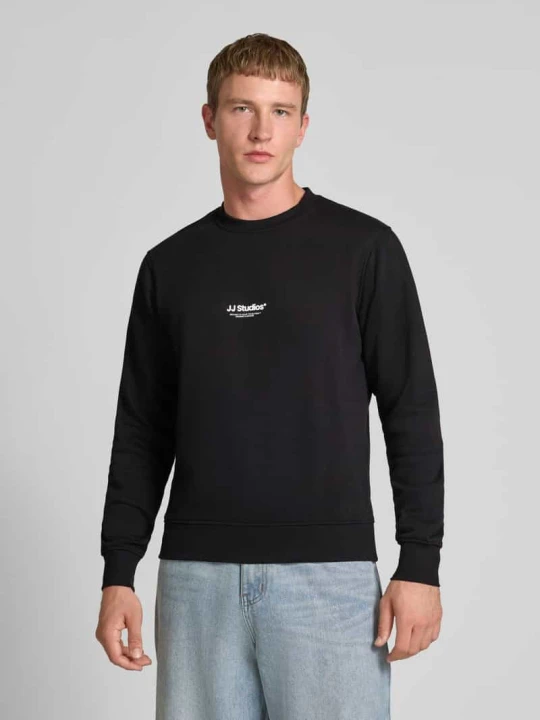 Zdjęcie produktu Bluza z nadrukiem z logo model „SOHO” Jack&Jones czarny