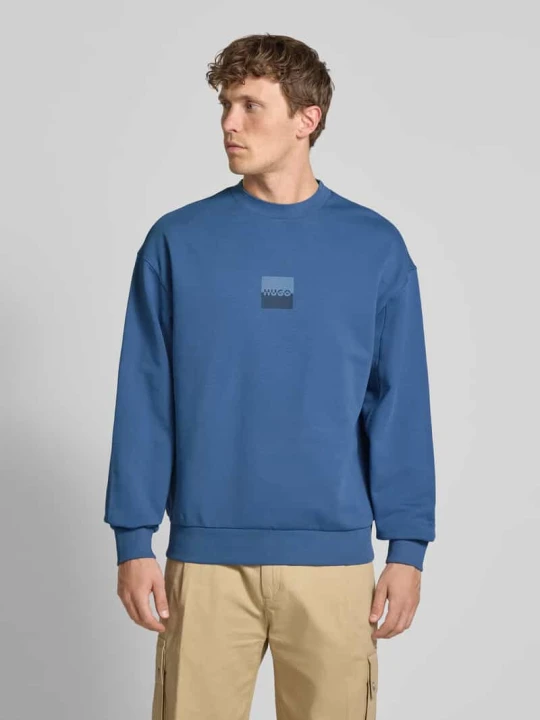 Zdjęcie produktu Bluza z nadrukiem z logo model ‘Split Hugo’