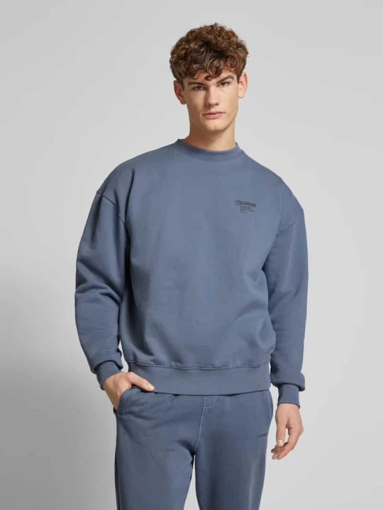 Zdjęcie produktu Bluza z nadrukiem z logo Pegador Błękitny