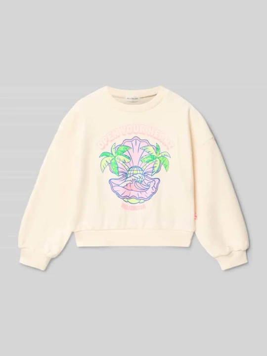 Zdjęcie produktu Bluza z nadrukiem z motywem, krój regular fit Billieblush Écru