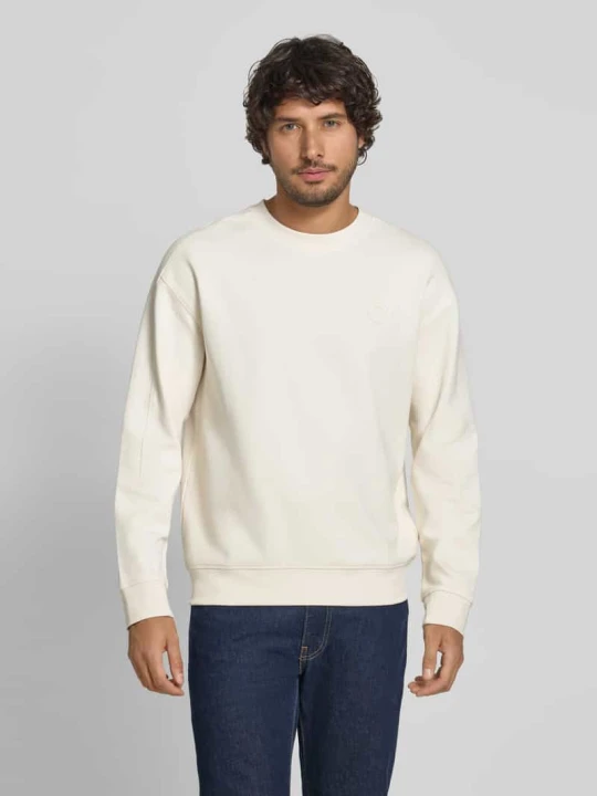 Zdjęcie produktu Bluza z naszywką z logo model 'Juanfrancisco' JOOP! Złamany biały