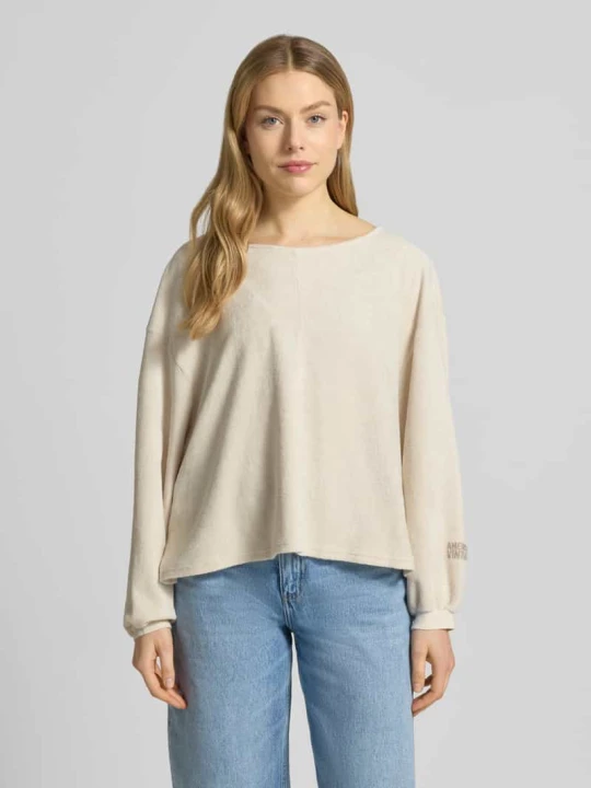 Zdjęcie produktu Bluza z obniżoną linią ramion model 'FUXOW' American Vintage Écru