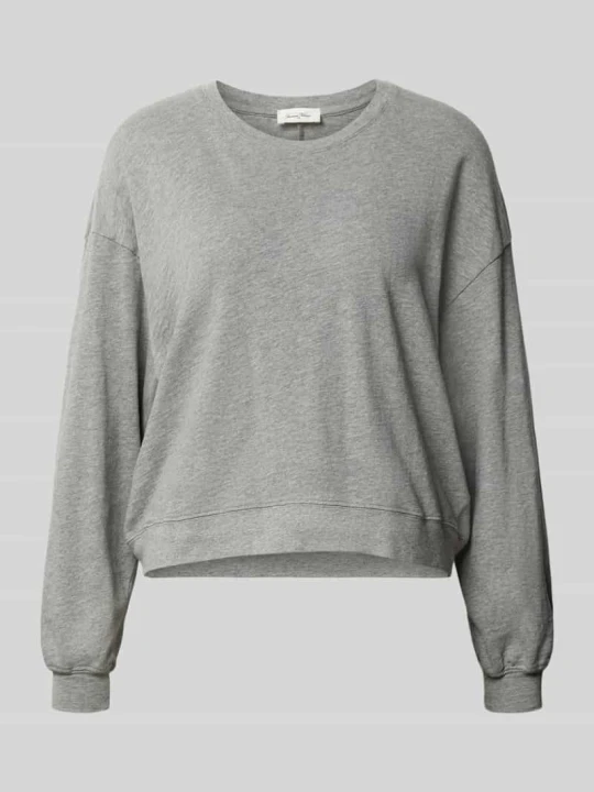 Zdjęcie produktu Bluza z obniżoną linią ramion model 'SONOMA' American Vintage Jasnoszary melanż