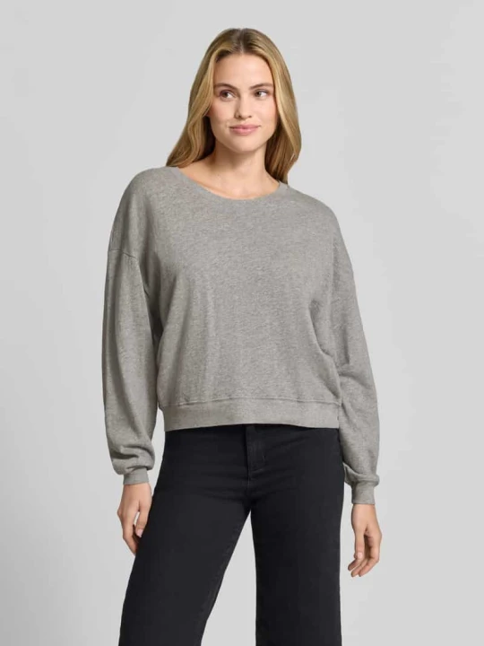 Zdjęcie produktu Bluza z obniżoną linią ramion model 'SONOMA' American Vintage Jasnoszary melanż