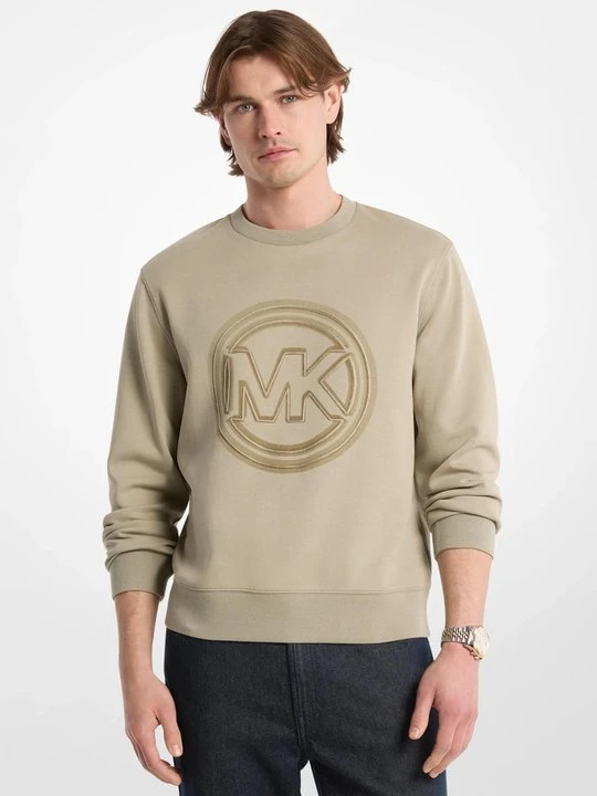 Zdjęcie produktu Bluza z okrągłym dekoltem Charm z logo z mieszanki bawełny Michael Kors
