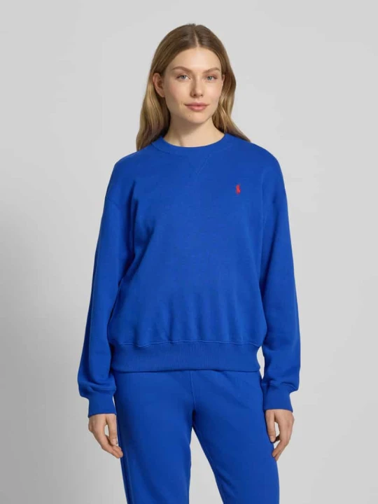 Zdjęcie produktu Bluza z okrągłym dekoltem i wyhaftowanym logo Polo Ralph Lauren Królewski niebieski