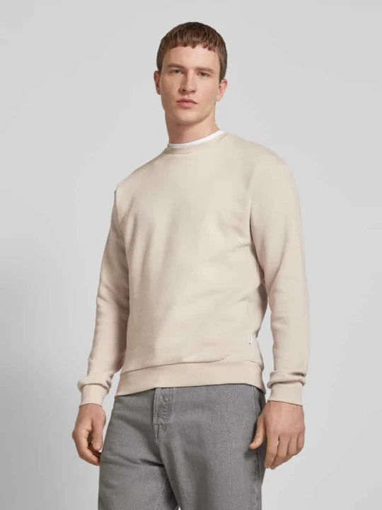 Zdjęcie produktu Bluza z okrągłym dekoltem model ‘BRADLEY’ Jack&Jones Złamany biały
