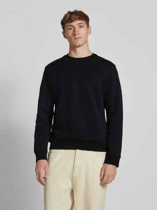Zdjęcie produktu Bluza z okrągłym dekoltem model ‘BRADLEY’ Jack&Jones Czarny