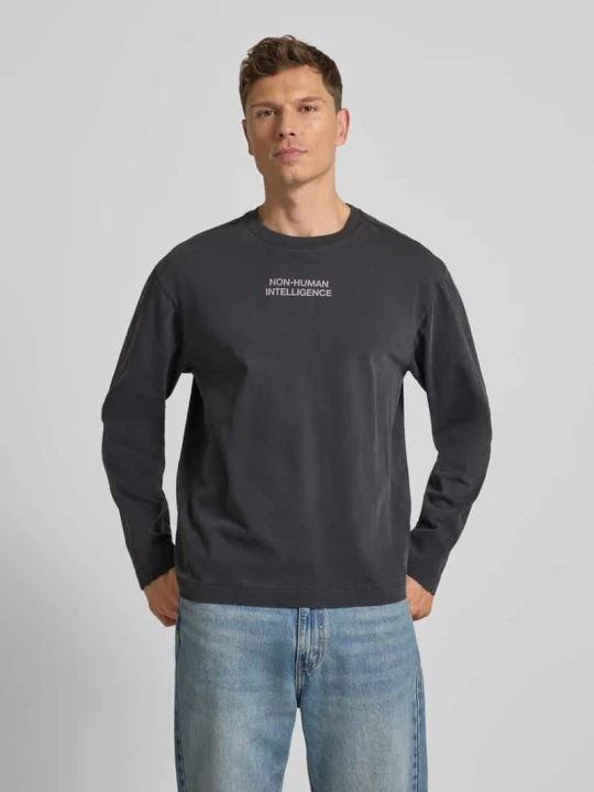 Zdjęcie produktu Bluza z Okrągły dekolt Model „Ryan” Wood Wood Ciemnoszary