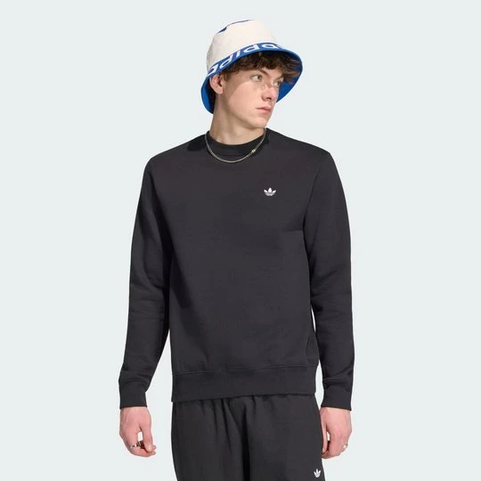 Zdjęcie produktu Bluza z okrągłym dekoltem Trefoil Essentials Adidas czarny