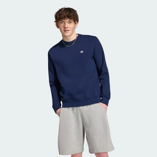 Zdjęcie produktu Bluza z okrągłym dekoltem Trefoil Essentials Adidas Night Indigo