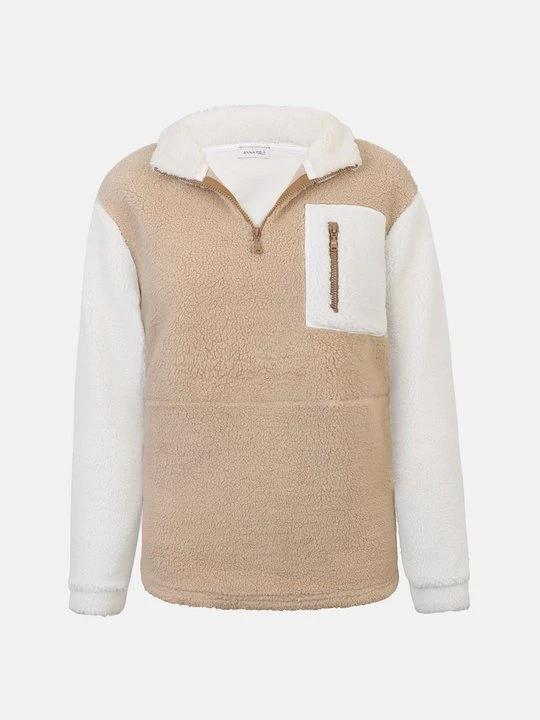 Zdjęcie produktu Bluza z polaru Anna Field wielbłądzi