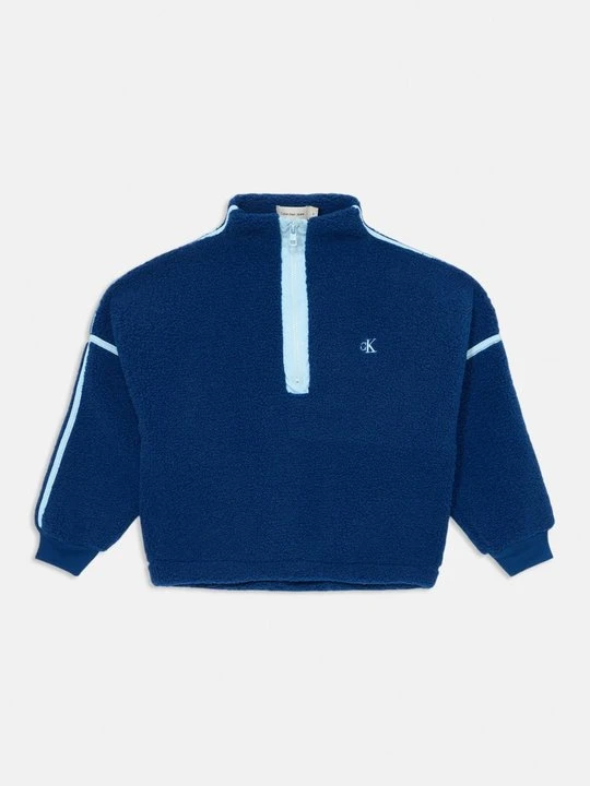 Zdjęcie produktu Bluza z polaru Calvin Klein Jeans niebieski