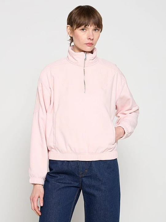 Zdjęcie produktu Bluza z polaru Calvin Klein Jeans różowy
