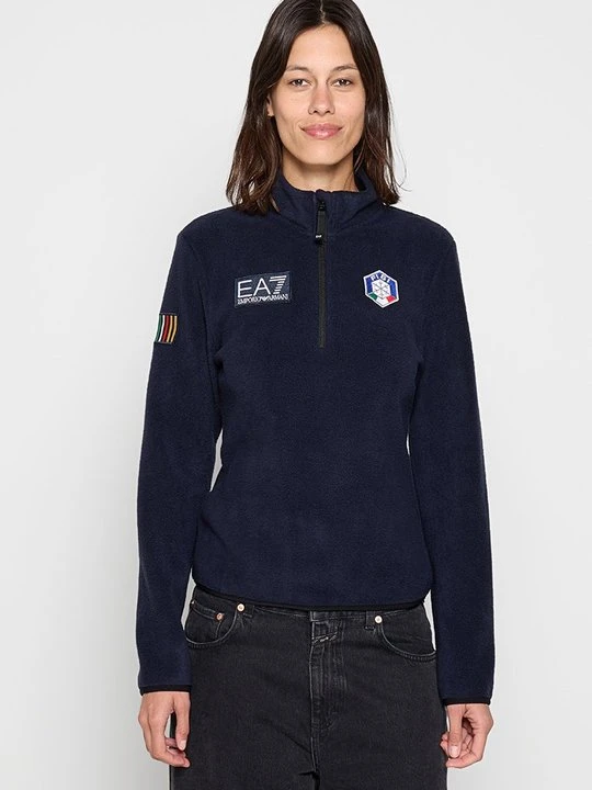 Zdjęcie produktu Bluza z polaru EA7 Emporio Armani granatowy