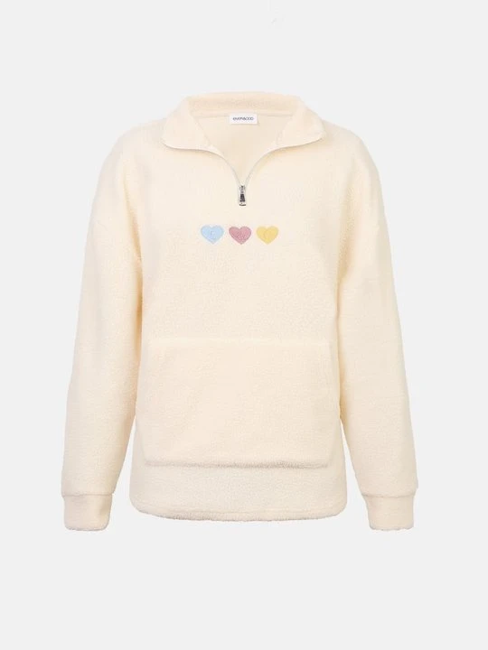 Zdjęcie produktu Bluza z polaru Even&Odd By Zalando mleczny