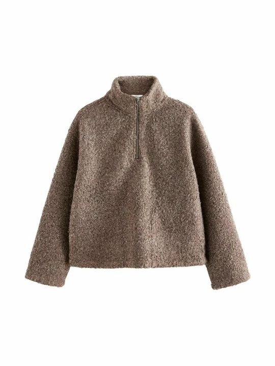 Zdjęcie produktu Bluza z polaru Next brązowy