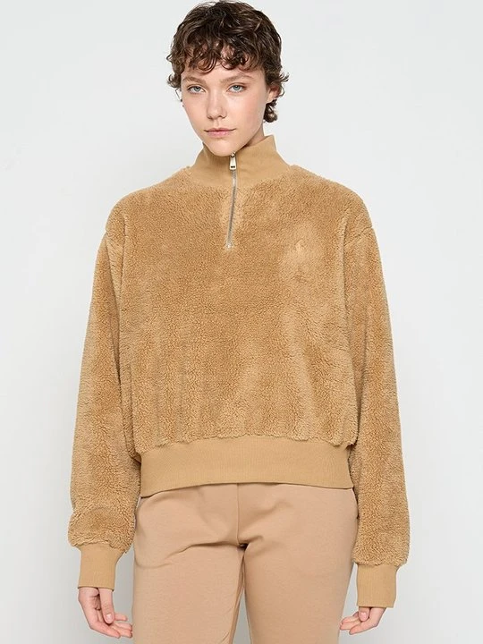 Zdjęcie produktu Bluza z polaru Polo Ralph Lauren wielbłądzi