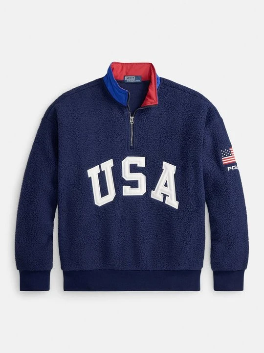 Zdjęcie produktu Bluza z polaru Polo Ralph Lauren granatowy