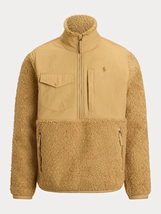 Zdjęcie produktu Bluza z polaru Polo Ralph Lauren wielbłądzi