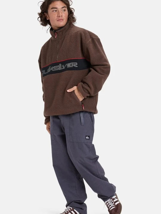 Zdjęcie produktu Bluza z polaru Quiksilver ciemnobrązowy melanż