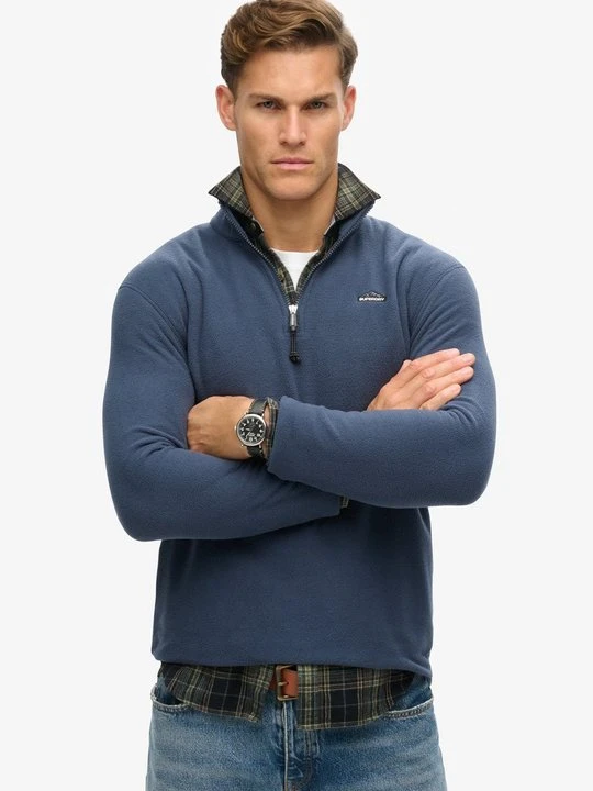 Zdjęcie produktu Bluza z polaru Superdry niebieski