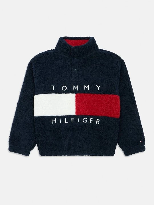 Zdjęcie produktu Bluza z polaru Tommy Hilfiger granatowy
