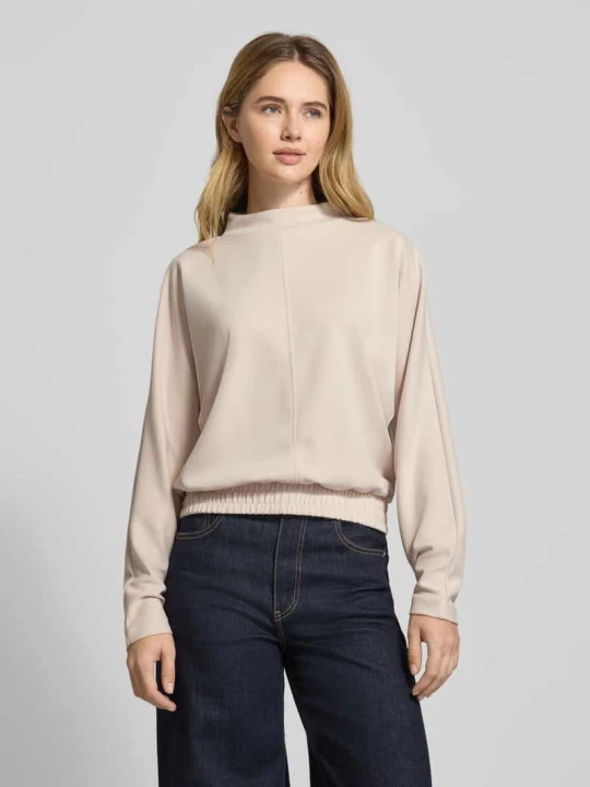 Zdjęcie produktu Bluza z prążkowaną stójką model ‘Gulitta’ Opus Écru