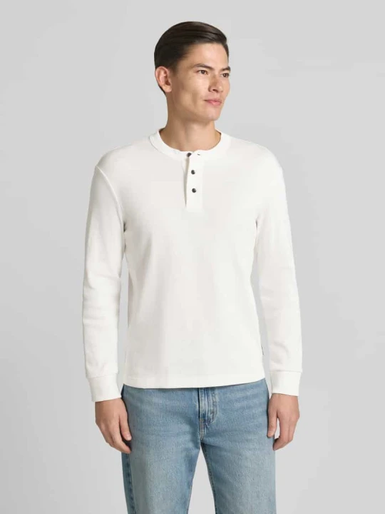 Zdjęcie produktu Bluza z prążkowanymi wykończeniami Armani Exchange Złamany biały