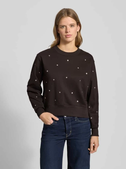 Zdjęcie produktu Bluza z prążkowanymi wykończeniami G-Star Raw Ciemnobrązowy