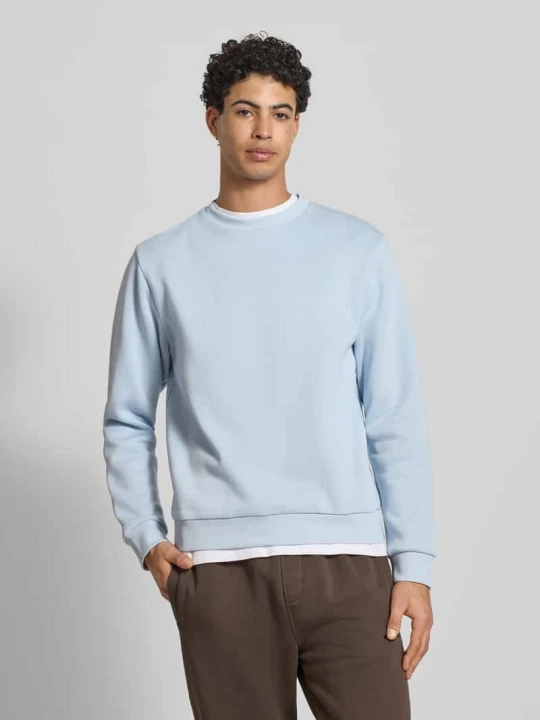 Zdjęcie produktu Bluza z prążkowanymi wykończeniami Model „BRADLEY” Jack&Jones Jasnoniebieski