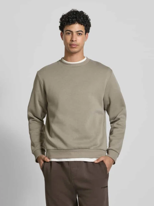 Zdjęcie produktu Bluza z prążkowanymi wykończeniami Model „BRADLEY” Jack&Jones Oliwkowy