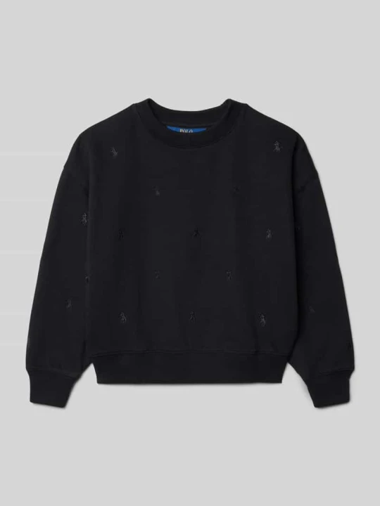 Zdjęcie produktu Bluza z prążkowanymi wykończeniami Polo Ralph Lauren Czarny