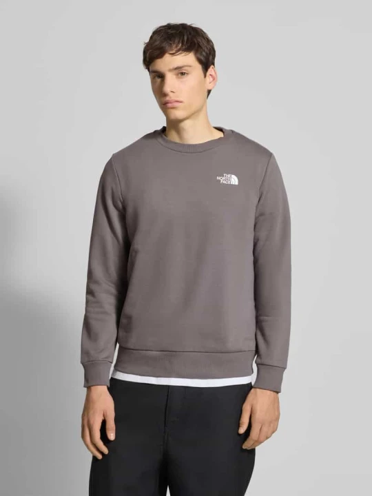 Zdjęcie produktu Bluza z prążkowanymi wykończeniami The North Face Grafitowy
