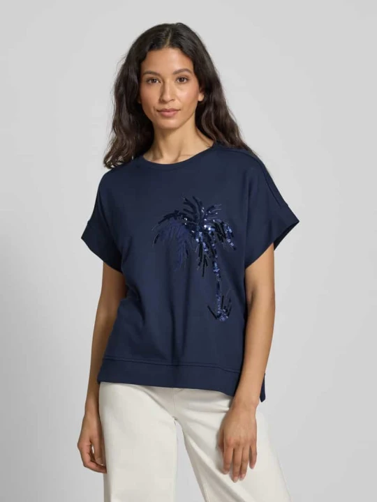 Zdjęcie produktu Bluza z rękawem 1 / 2 milano italy Granatowy