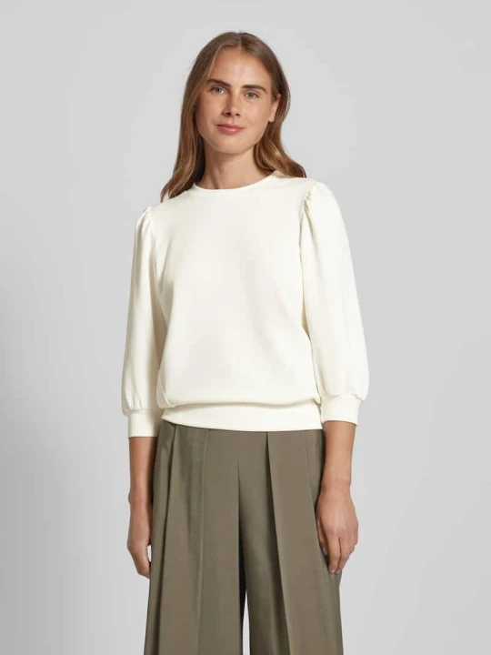 Zdjęcie produktu Bluza z rękawem 3/4 Selected Biały
