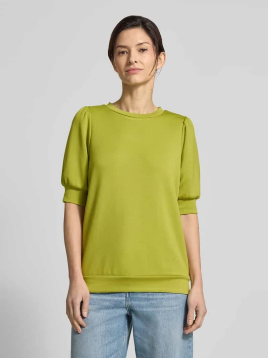 Zdjęcie produktu Bluza z rękawem o dł. 1/2 model 'BANU' Soyaconcept Limonkowy