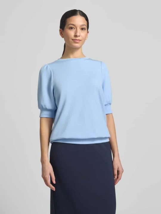 Zdjęcie produktu Bluza z rękawem o dł. 1/2 model 'BANU' Soyaconcept Jasnoniebieski