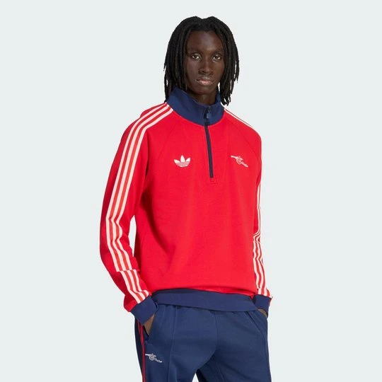 Zdjęcie produktu Bluza z suwakiem do połowy długości Arsenal FC OG Adidas Better Scarlet