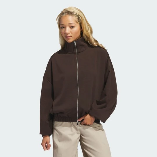 Zdjęcie produktu Bluza z suwakiem na całej długości Adidas Aurora Coffee