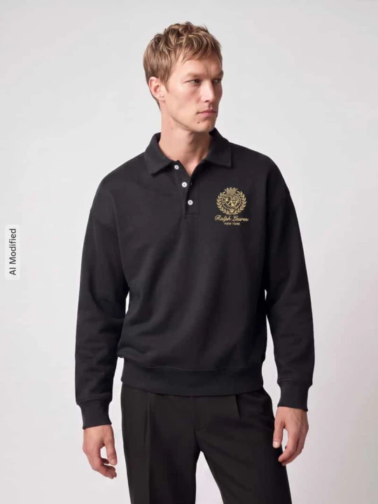 Zdjęcie produktu Bluza z wyhaftowanym herbem Polo Ralph Lauren Czarny