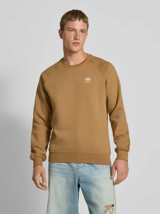 Zdjęcie produktu Bluza z wyhaftowanym logo adidas Originals Średniobrązowy