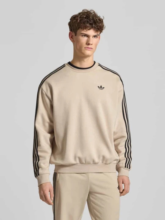 Zdjęcie produktu Bluza z wyhaftowanym logo adidas Originals Beżowy