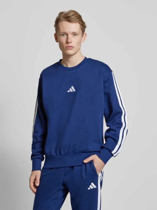 Zdjęcie produktu Bluza z wyhaftowanym logo Adidas Granatowy