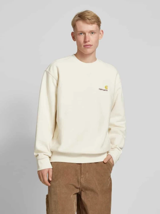 Zdjęcie produktu Bluza z wyhaftowanym logo Carhartt WIP Złamany biały