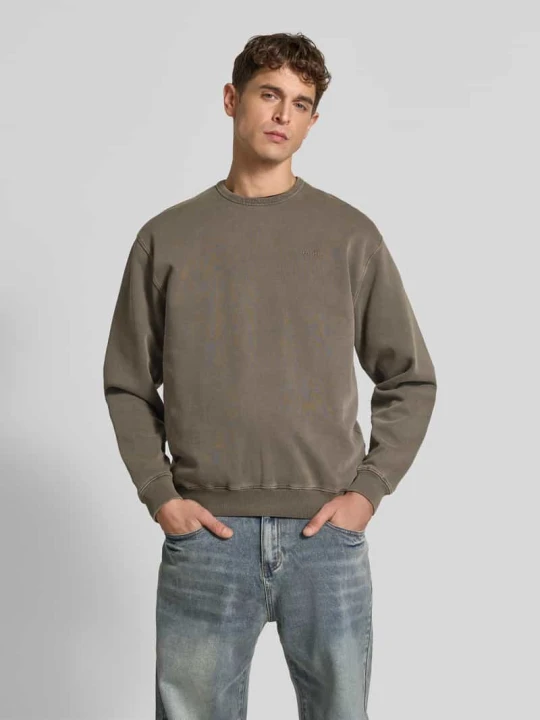 Zdjęcie produktu Bluza z wyhaftowanym logo Forét Ziemisty brązowy