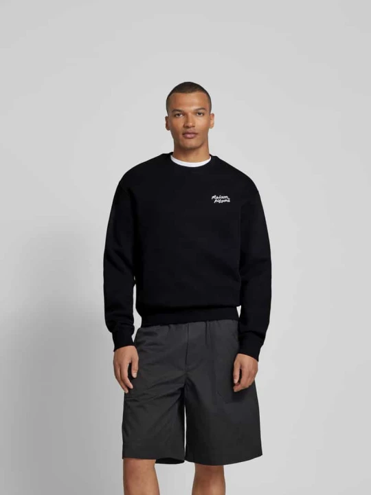 Zdjęcie produktu Bluza z wyhaftowanym logo Maison Kitsuné Czarny