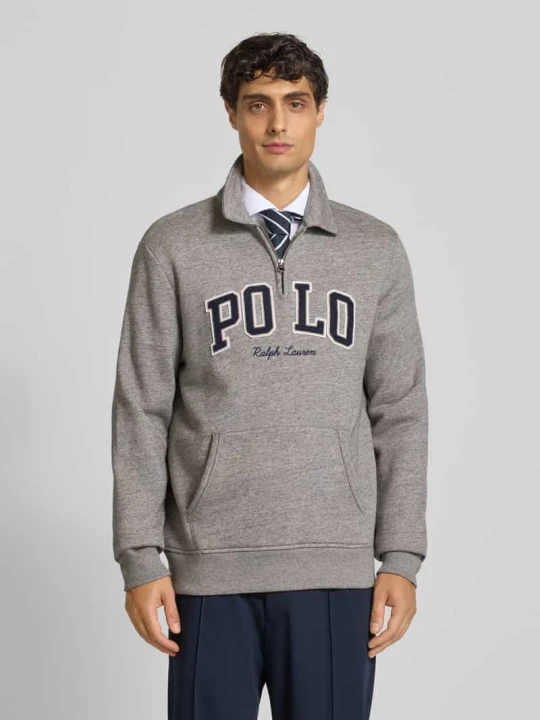 Zdjęcie produktu Bluza z wyhaftowanym logo Polo Ralph Lauren Średnioszary